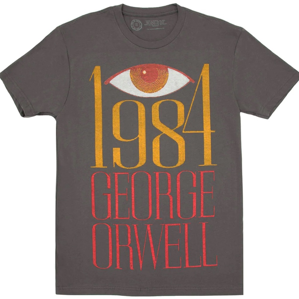 KILLER 1984 by GEORGE ORWELL T-SHIRT from OUT OF PRINT HEAVY METAL COLOUR SZ XXL